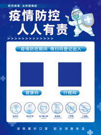 疫情防控人人有责