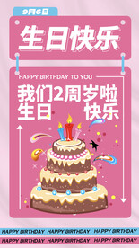 生日快乐海报