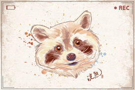  手绘卡通动物图片