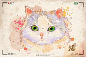  手绘卡通动物图片