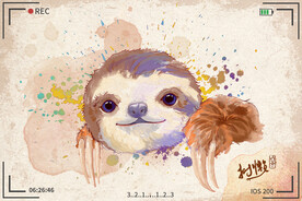 手绘卡通动物图片