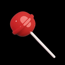 圆形球形水果棒棒糖