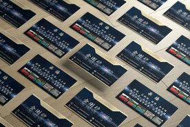 名片卡片样机正反面展示效果图