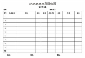 申购单
