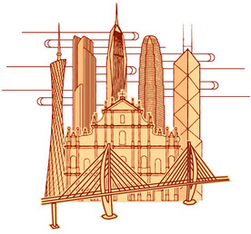 建筑简画
