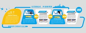 简约时尚大气企业文化墙设计