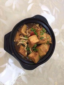 红烧豆腐煲