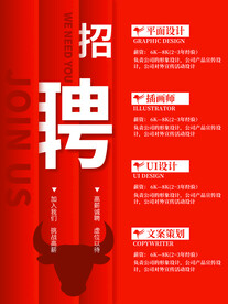 牛人招聘海报