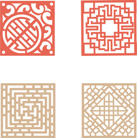 AI矢量花纹素材