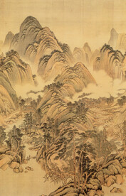  山水画  