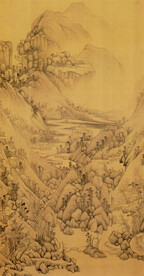  山水画  