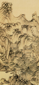  山水画  