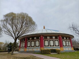 北京园博园蒙古园蒙古包民族风