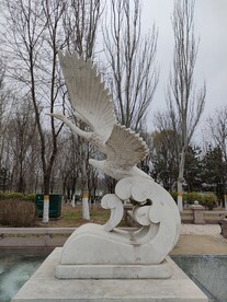 北京园博园哈尔滨园仙鹤雕塑