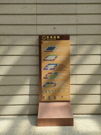 军博总导览图导览导视标识