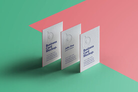 名片卡片样机实物展示效果图