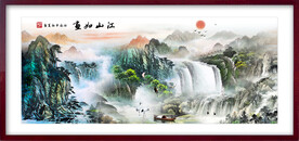 国画山水江山如画