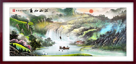 国画山水江山如画