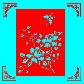 蝶恋花剪纸