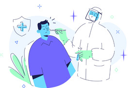 拭子试验看牙医