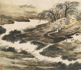 水墨画   