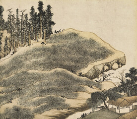 水墨画 