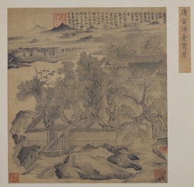唐伯虎水墨画 