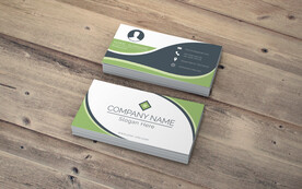 名片卡片样机实物展示效果图