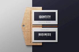 名片卡片样机实物展示效果图