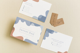 名片卡片样机实物展示效果图