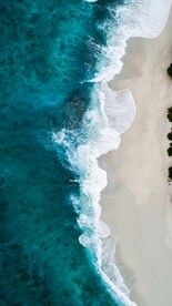 沙滩海浪摄影