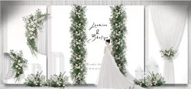 白绿主题婚礼