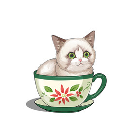 茶杯猫            