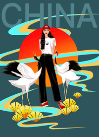 国潮海报设计图片