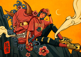 国潮海报设计图片