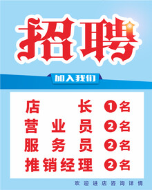 诚聘 招贤纳士
