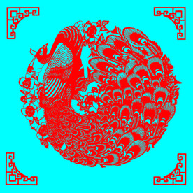 孔雀剪纸