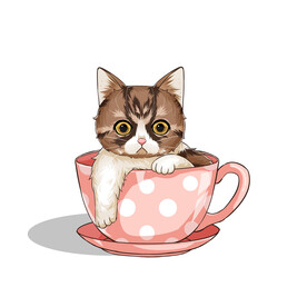 茶杯猫            