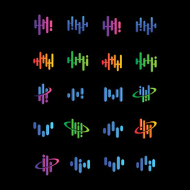 节奏几何图形公司logo图片