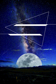 创意星空合成海报图片 