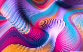 现代抽象多彩艺术线条