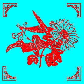 蝶恋花剪纸