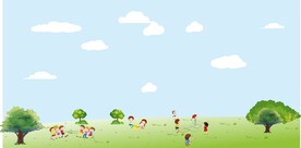 春天背景 创文创卫