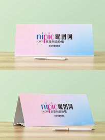 桌牌三角桌牌样机