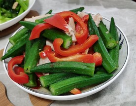 秋葵炒肉