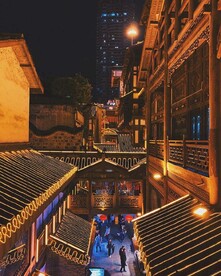 重庆洪崖洞夜景