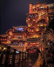 重庆洪崖洞夜景