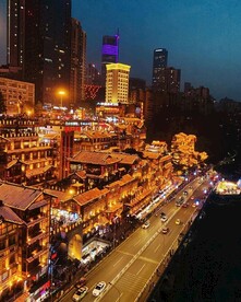 重庆洪崖洞夜景