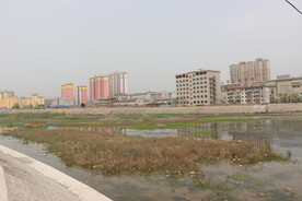 城镇民房背景