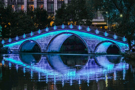 杭州上塘河夜景桥